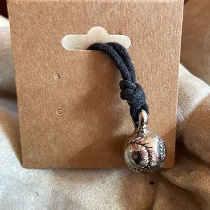 Baseball pendant necklace.
